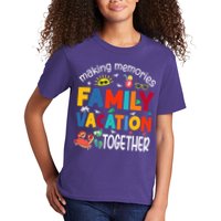 Family Vacation Together Making Memories Matching Family Kids T-Shirt