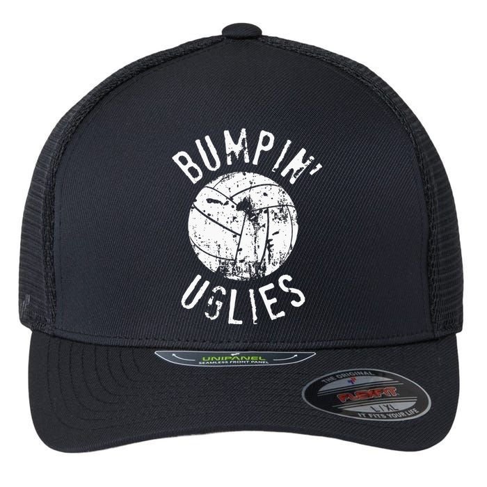 Funny Volleyball Team Bumpin Uglies Flexfit Unipanel Trucker Cap