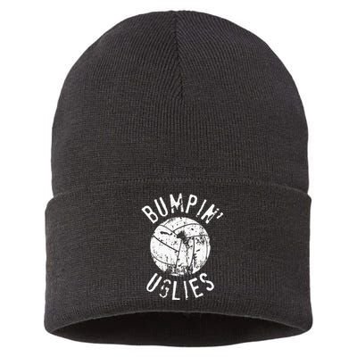 Funny Volleyball Team Bumpin Uglies Sustainable Knit Beanie