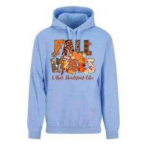 Fall Vibes & That Headstart Life Fall Autumn Thanksgiving Unisex Surf Hoodie