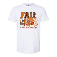 Fall Vibes & That Headstart Life Fall Autumn Thanksgiving Softstyle CVC T-Shirt