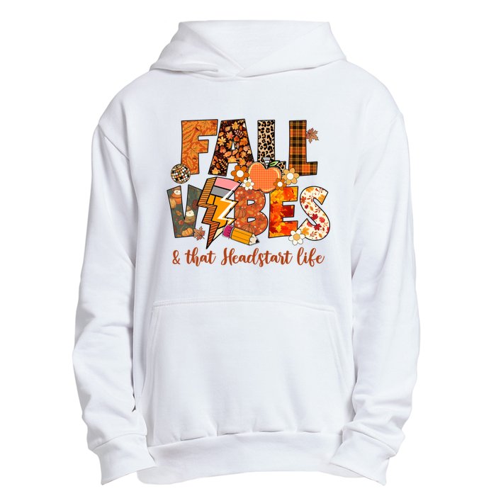 Fall Vibes & That Headstart Life Fall Autumn Thanksgiving Urban Pullover Hoodie