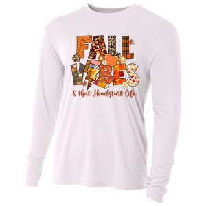 Fall Vibes & That Headstart Life Fall Autumn Thanksgiving Cooling Performance Long Sleeve Crew