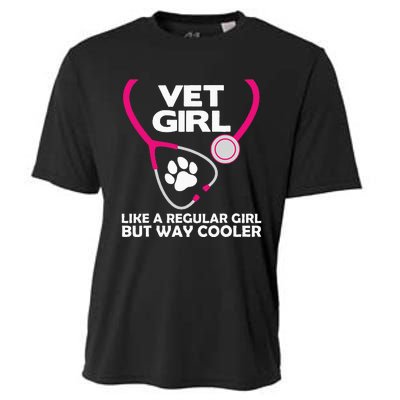 Funny Veterinary Technician  Female Vet Assistant Cooling Performance Crew T-Shirt