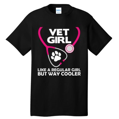 Funny Veterinary Technician  Female Vet Assistant Tall T-Shirt