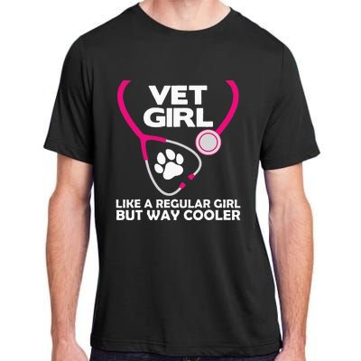 Funny Veterinary Technician  Female Vet Assistant Adult ChromaSoft Performance T-Shirt