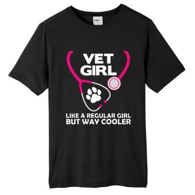 Funny Veterinary Technician  Female Vet Assistant Tall Fusion ChromaSoft Performance T-Shirt