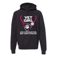 Funny Veterinary Technician  Female Vet Assistant Premium Hoodie