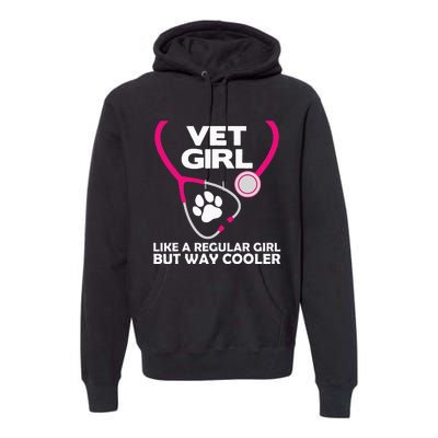 Funny Veterinary Technician  Female Vet Assistant Premium Hoodie