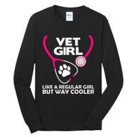 Funny Veterinary Technician  Female Vet Assistant Tall Long Sleeve T-Shirt