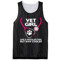 Funny Veterinary Technician  Female Vet Assistant Mesh Reversible Basketball Jersey Tank