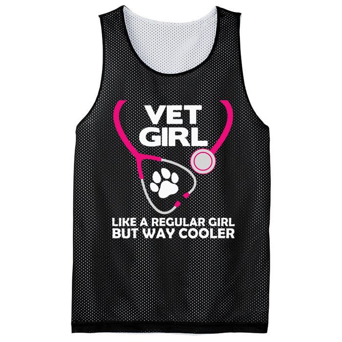 Funny Veterinary Technician  Female Vet Assistant Mesh Reversible Basketball Jersey Tank