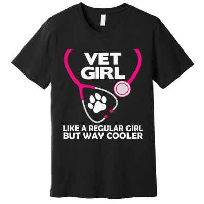 Funny Veterinary Technician  Female Vet Assistant Premium T-Shirt