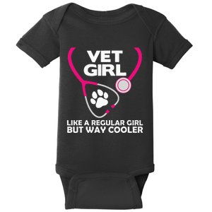 Funny Veterinary Technician  Female Vet Assistant Baby Bodysuit