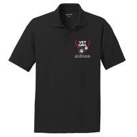 Funny Veterinary Technician  Female Vet Assistant PosiCharge RacerMesh Polo