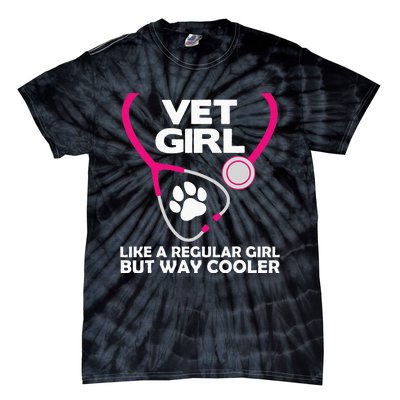 Funny Veterinary Technician  Female Vet Assistant Tie-Dye T-Shirt