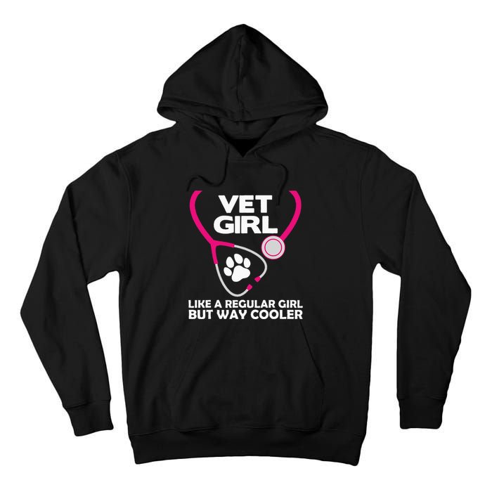 Funny Veterinary Technician  Female Vet Assistant Tall Hoodie