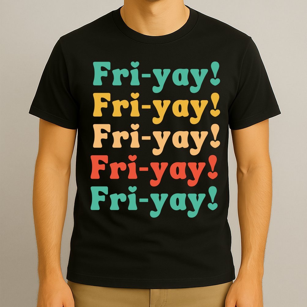 Funny Vintage Teacher Back To School Funny Friyay Teacher Life T-Shirt