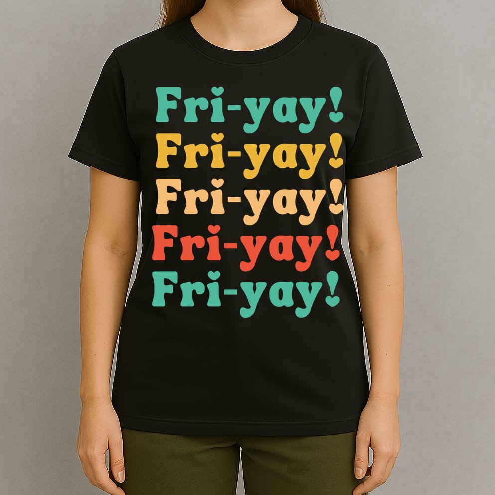 Funny Vintage Teacher Back To School Funny Friyay Teacher Life T-Shirt