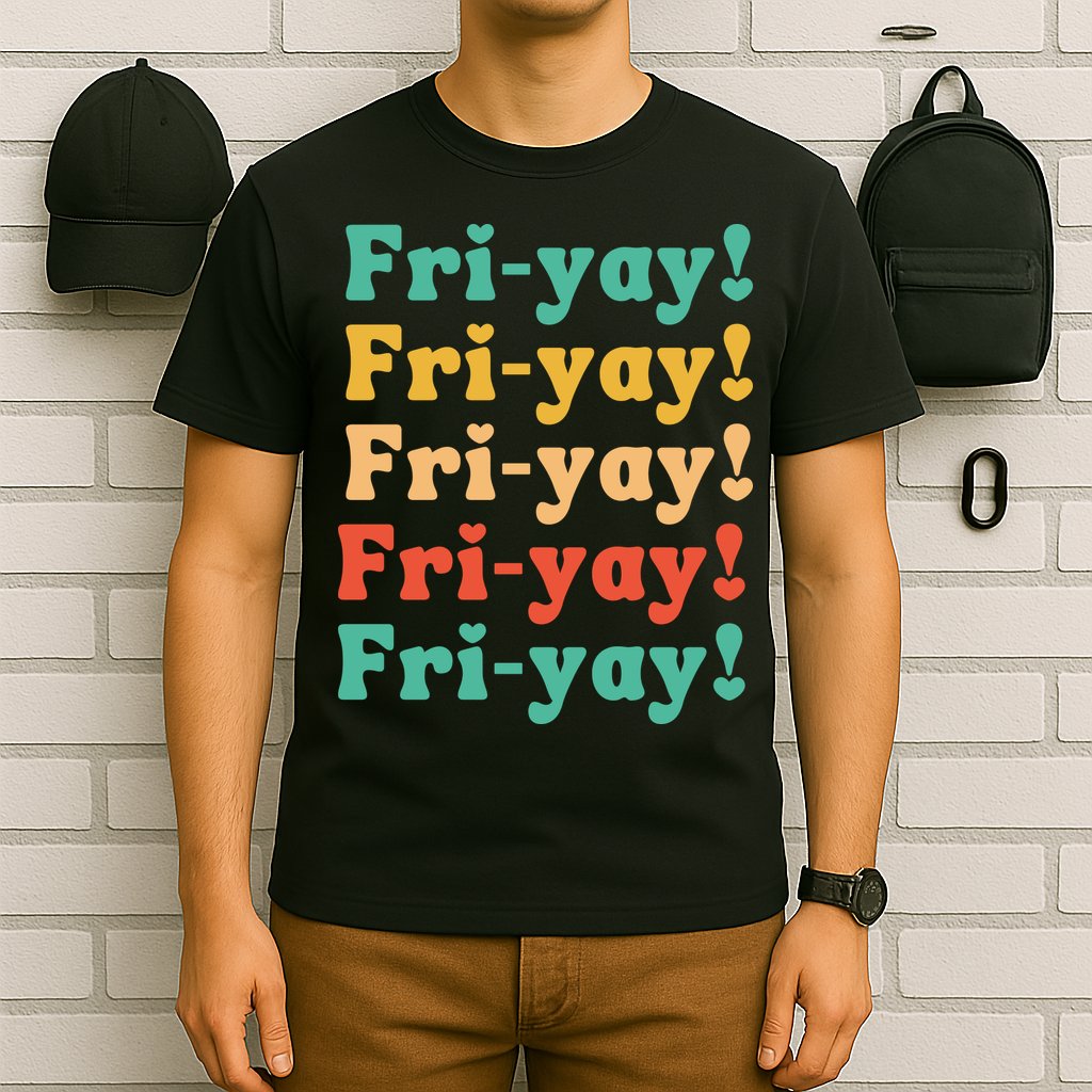 Funny Vintage Teacher Back To School Funny Friyay Teacher Life T-Shirt