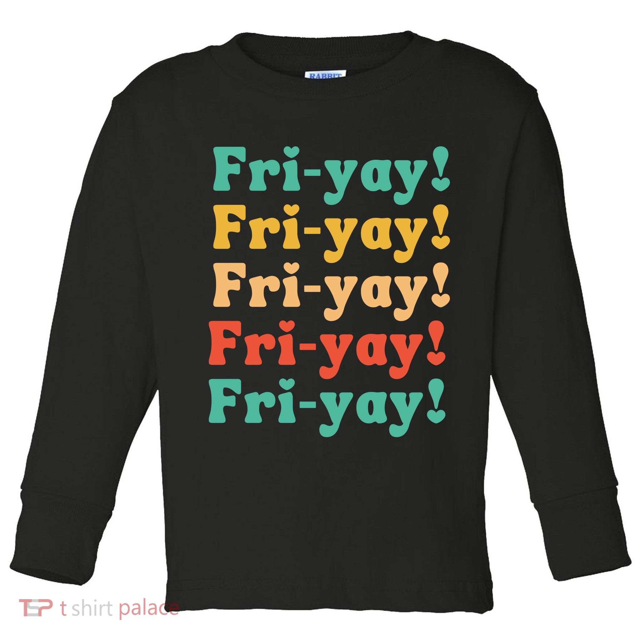 Funny Vintage Teacher Back To School Funny Friyay Teacher Life Toddler Long Sleeve Shirt