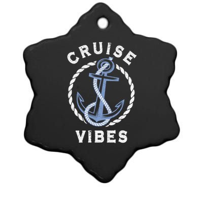 Family Vacation Trip Friends Cruise Lover Cruise Vibes Meaningful Gift Ceramic Star Ornament