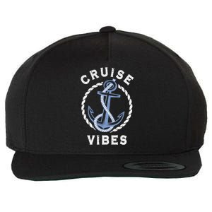 Family Vacation Trip Friends Cruise Lover Cruise Vibes Meaningful Gift Wool Snapback Cap