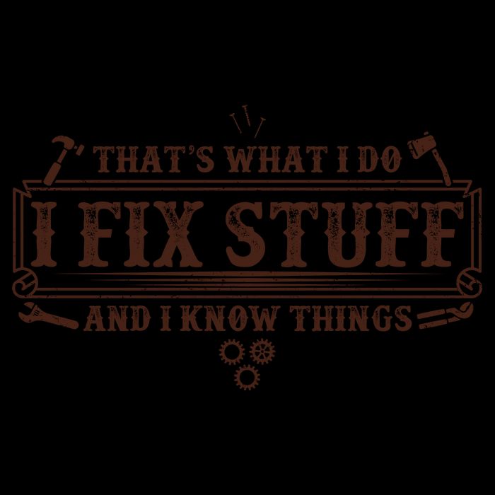 Funny Vintage Thats What I Do I Fix Stuff And I Know Things Mug