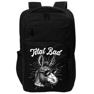 Funny Vintage Total Badass Impact Tech Backpack