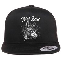 Funny Vintage Total Badass Flatbill Hat