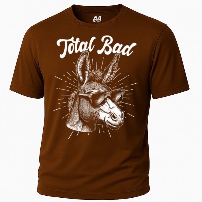 Funny Vintage Total Badass Cooling Performance Crew T-Shirt
