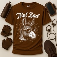 Funny Vintage Total Badass Cooling Performance Crew T-Shirt
