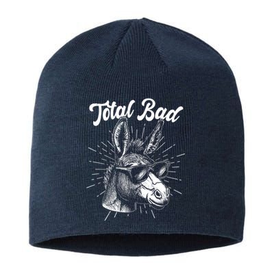 Funny Vintage Total Badass Sustainable Beanie