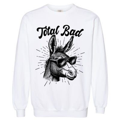 Funny Vintage Total Badass Garment-Dyed Sweatshirt