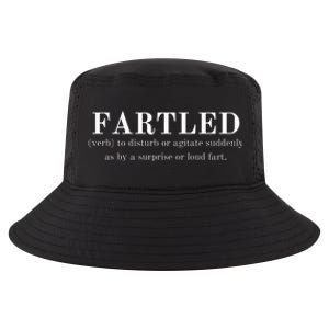 Frartled: Verb To Disturb Or Agitate Suddenly As By A Surprise Or Loud Fart Hu Cool Comfort Performance Bucket Hat