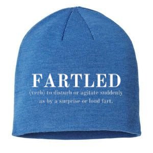 Frartled: Verb To Disturb Or Agitate Suddenly As By A Surprise Or Loud Fart Hu Sustainable Beanie