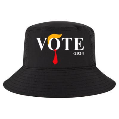 Funny Vote Trump 2024 Haircut Tie Funny Vote Trump 2024 Hair Tie Cool Comfort Performance Bucket Hat