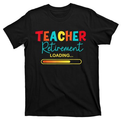 Funny Vintage Teacher Retirement Loading - Retired Teacher T-Shirt