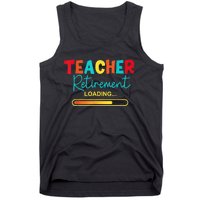 Funny Vintage Teacher Retirement Loading - Retired Teacher Tank Top