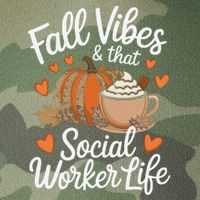 Fall Vibes That Social Worker Life Msw Dsw Thanksgiving Legacy Tie Dye Trucker Hat