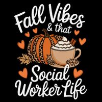 Fall Vibes That Social Worker Life Msw Dsw Thanksgiving Bucket Hat