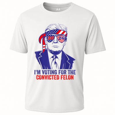 Funny Voting Trump 2024 IM Voting For The Convicted Felon Performance Shirt