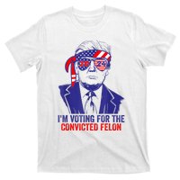 Funny Voting Trump 2024 IM Voting For The Convicted Felon T-Shirt