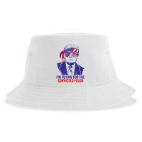 Funny Voting Trump 2024 IM Voting For The Convicted Felon Sustainable Bucket Hat