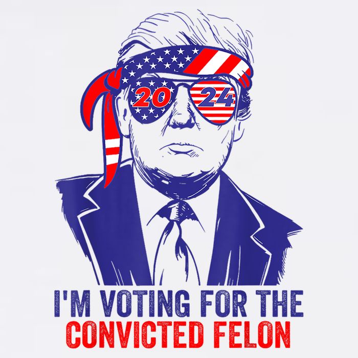 Funny Voting Trump 2024 IM Voting For The Convicted Felon Sustainable Bucket Hat