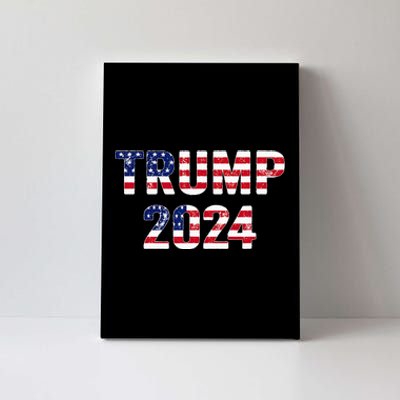 Funny Vintage Trump 2024 Election Gift Canvas