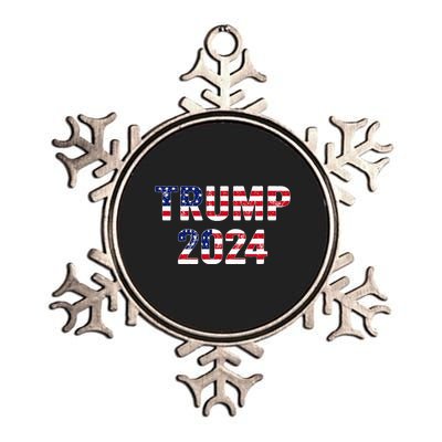 Funny Vintage Trump 2024 Election Gift Metallic Star Ornament