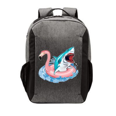 Funny Vacation Time Flamingo SwimTube Shark Vector Backpack