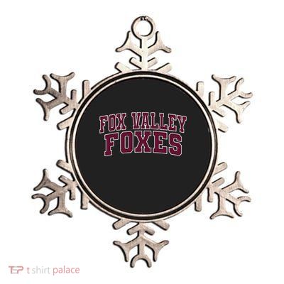Fox Valley Technical College Foxes Metallic Star Ornament