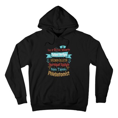 Funny Vein Tapping Phlebotomist Phlebotomy Technician Women Hoodie